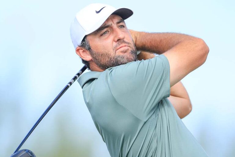 Scottie Scheffler returns from two months away, shares lead at Hero World Challenge - PGA Tour