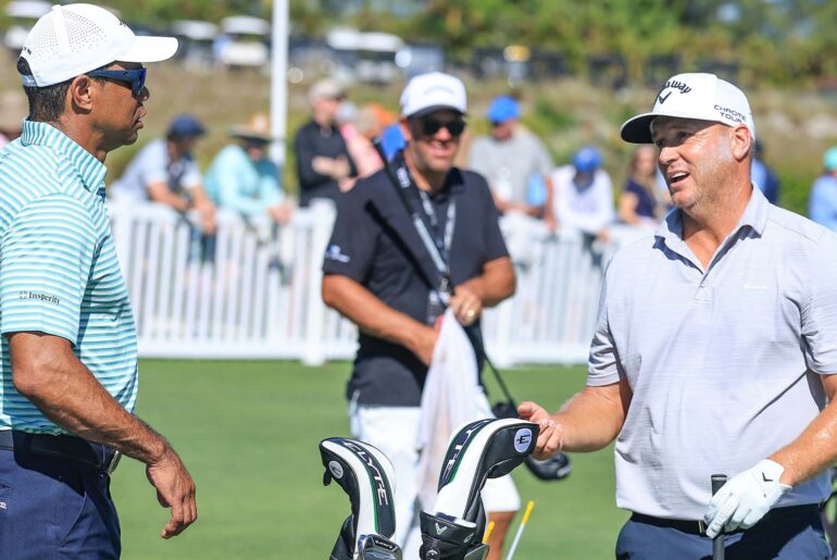 Tiger Woods' range presence stirs nostalgia for one Tour vet