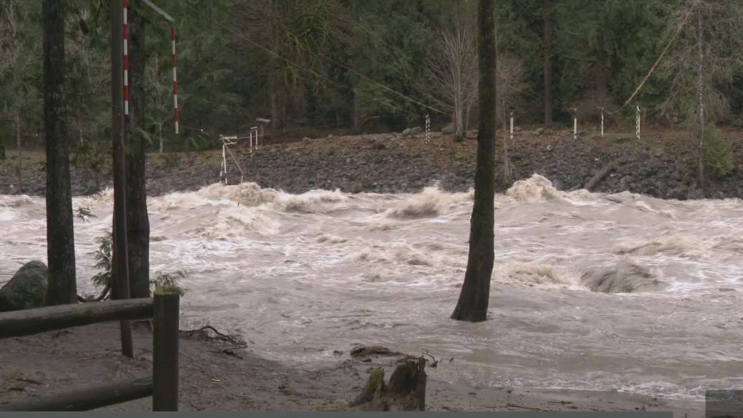 Click to play video: 'Relentless rain keeps flood risk high in the Fraser Valley'