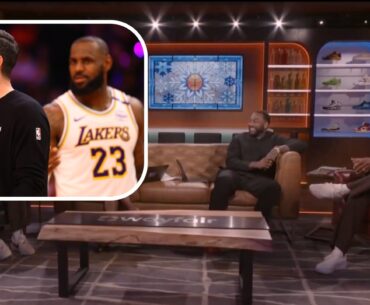 LeBron James 'on his golf simulator,' not listening to JJ Redick