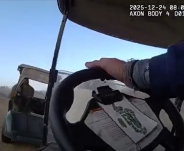 Police chase suspect on golf cart in Sandy Springs on Christmas Eve