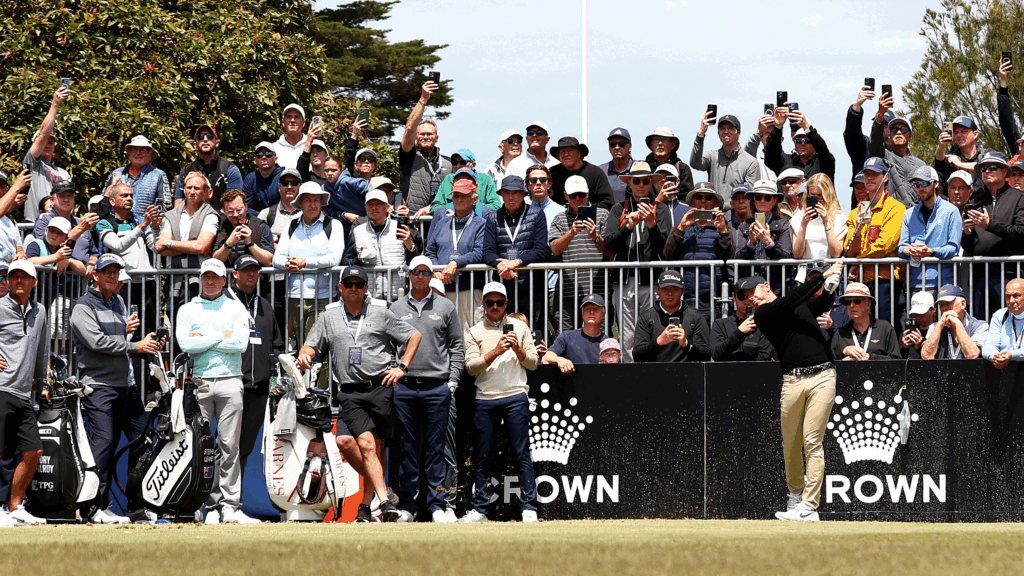 Australian Open Tee Times 2025: Rounds One And Two Rory McIlroy hits a tee shot during a practice round ahead of the 2025 Crown Australian Open