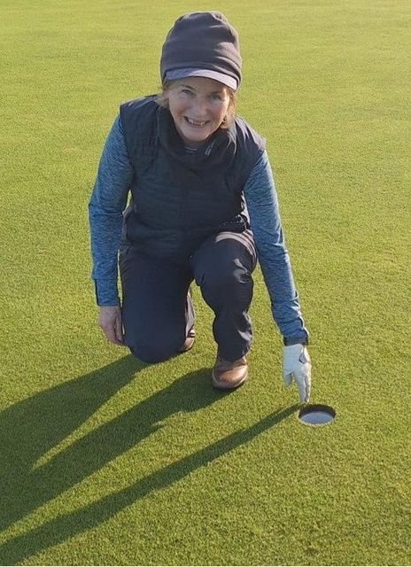 Chris White, winner of the winter 12-hole competition at Rosslare Golf Club, who also scored a hole-in-one.