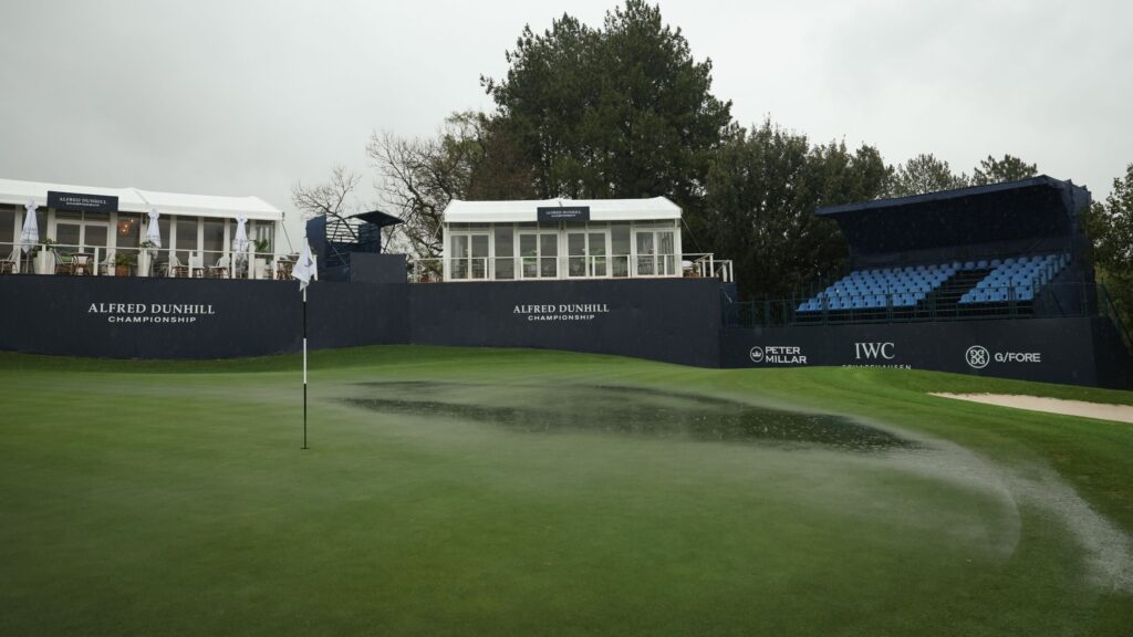 Alfred Dunhill Championship Reduced To 54 Holes After Heavy Rain Forces Play To Be Abandoned On Saturday Alfred Dunhill Championship Reduced To 54 Holes After Heavy Rain Forces Play To Be Abandoned On Saturday