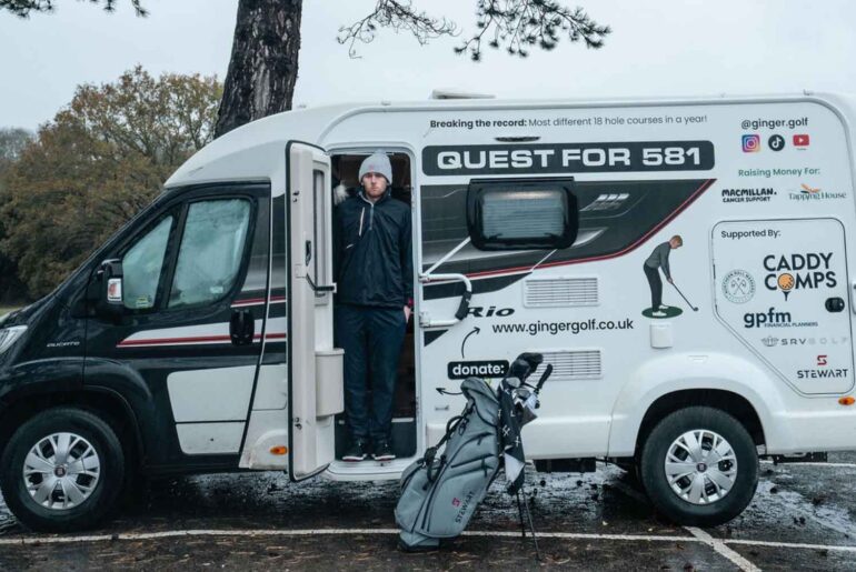 Golfer breaks world record for courses played in year: 'Hardest thing I’ve done'