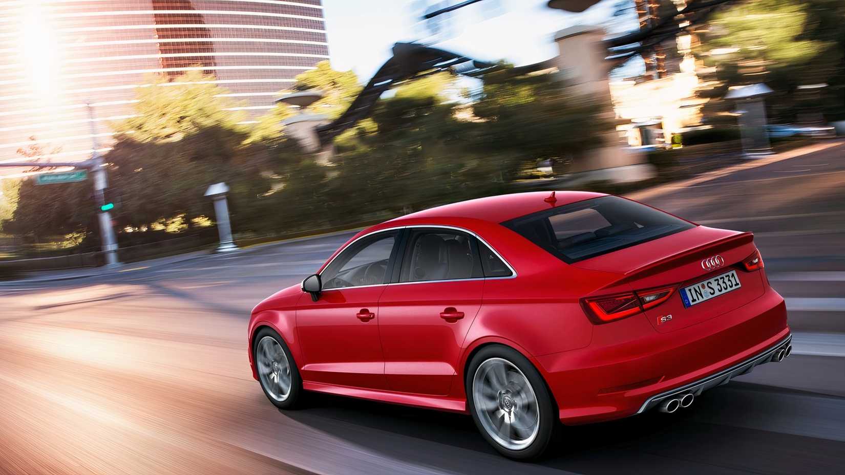 2015 Audi S3 Sedan rear 1/4