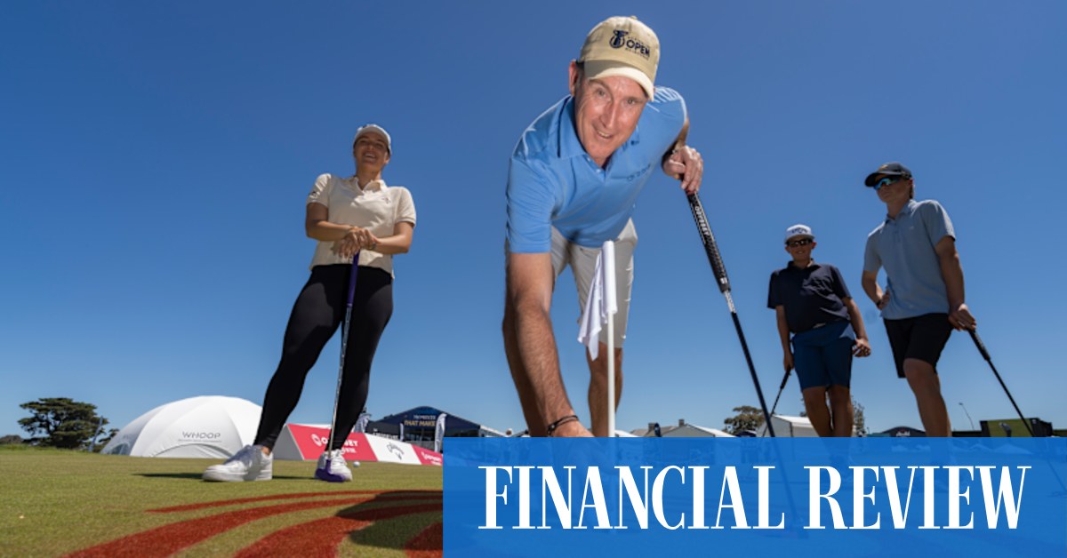 Australian Open by Golf Australia attempt to target young fans with festival-themed run at Royal Melbourne Golf Club Patrick Durkin