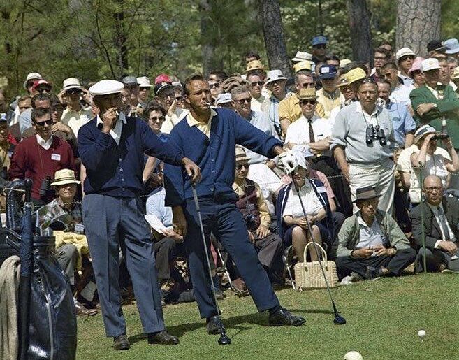 Imagine aimpointing with your zero torque putter, while these two are waiting on you