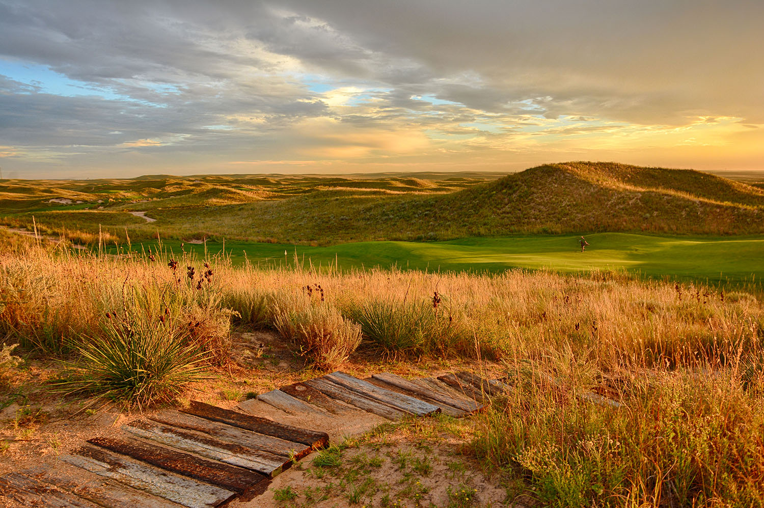 Sunset at Ballyneal Golf Club