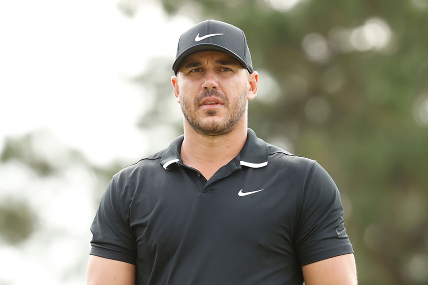 Brooks Koepka wears Nike golf apparel and shoes.