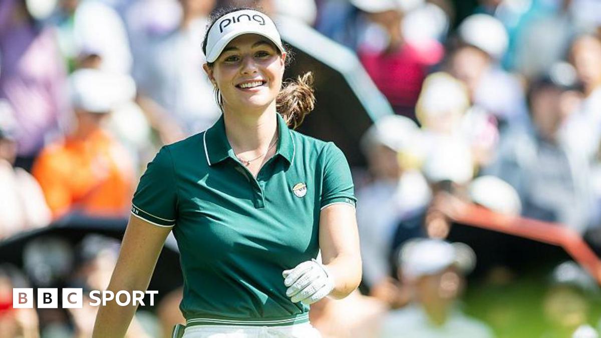 Darcey Harry targets LPGA Tour after ‘dream’ debut season Darcey Harry smiles after a shot
