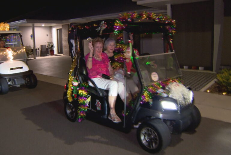 Golf cart cavalcade brightens the streets of Hunter retirement village – NBN News