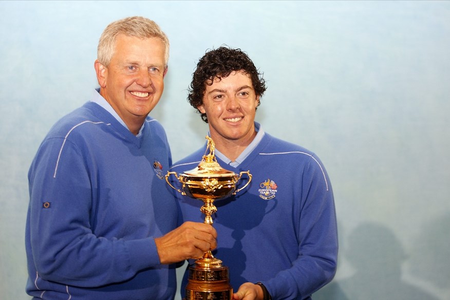 Colin Montgomerie was European captain when Rory McIlroy made his Ryder Cup debut in 2010.