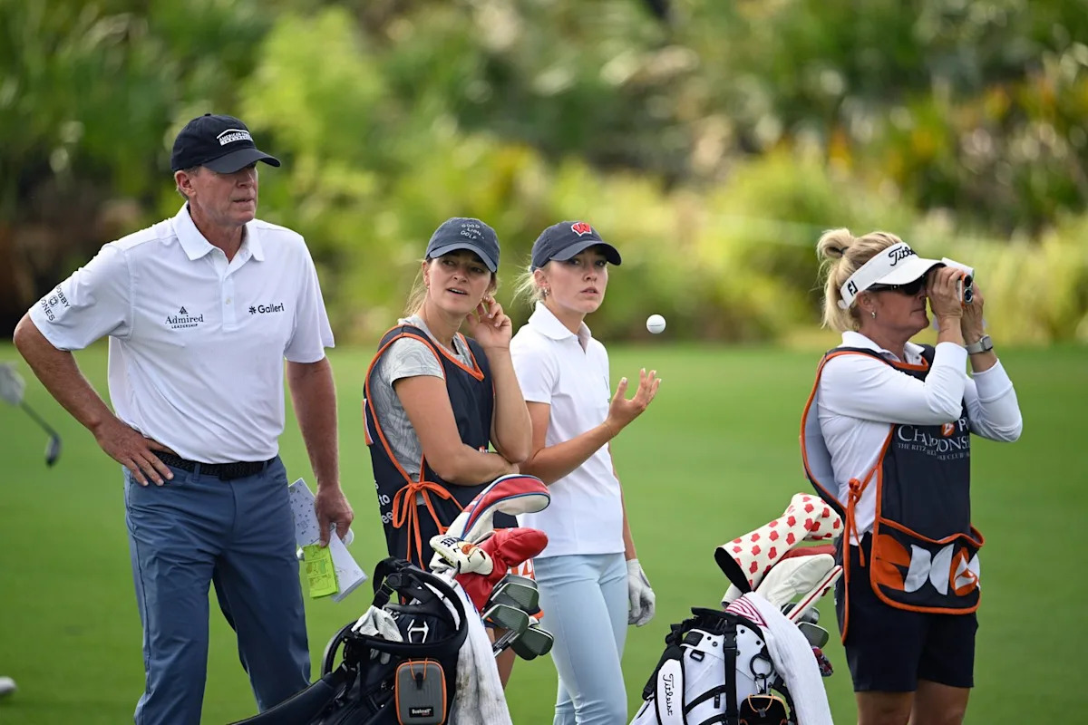 Golf is a family affair for Steve Stricker’s family and that includes wife Nicki Download app from appStore