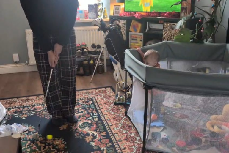 Coach keeps laughing at me during chipping practice