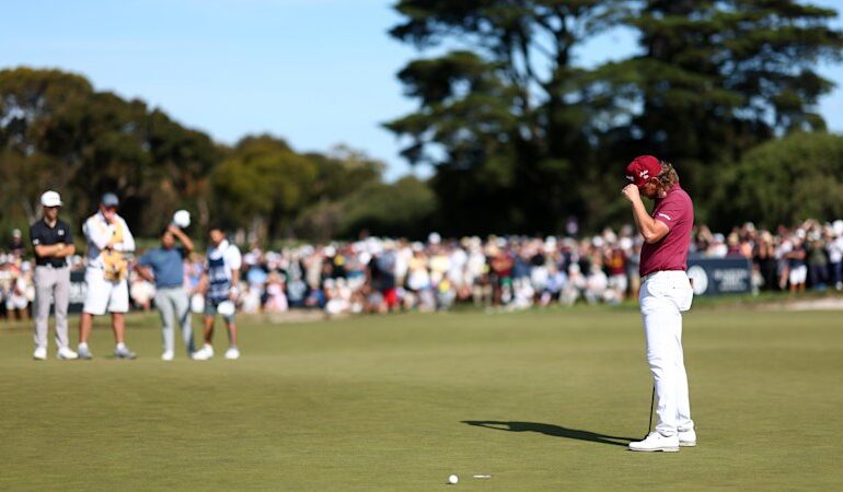 The putt on the 72nd hole that sunk Cameron Smith and his tournament hopes