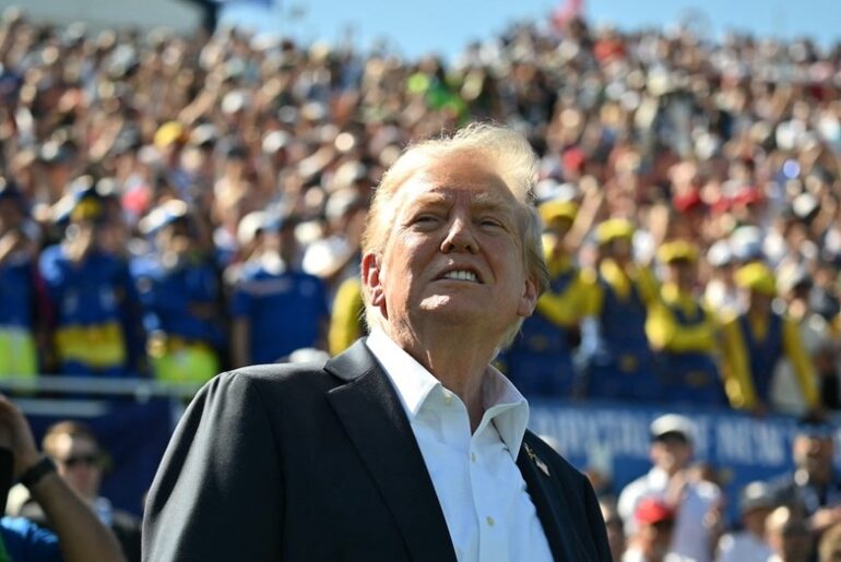 Donald Trump has once again been boasting about his golf game.