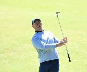 Northern Ireland’s Rory McIlroy plays a shot on the 3rd hole during round four of the Australian Open.