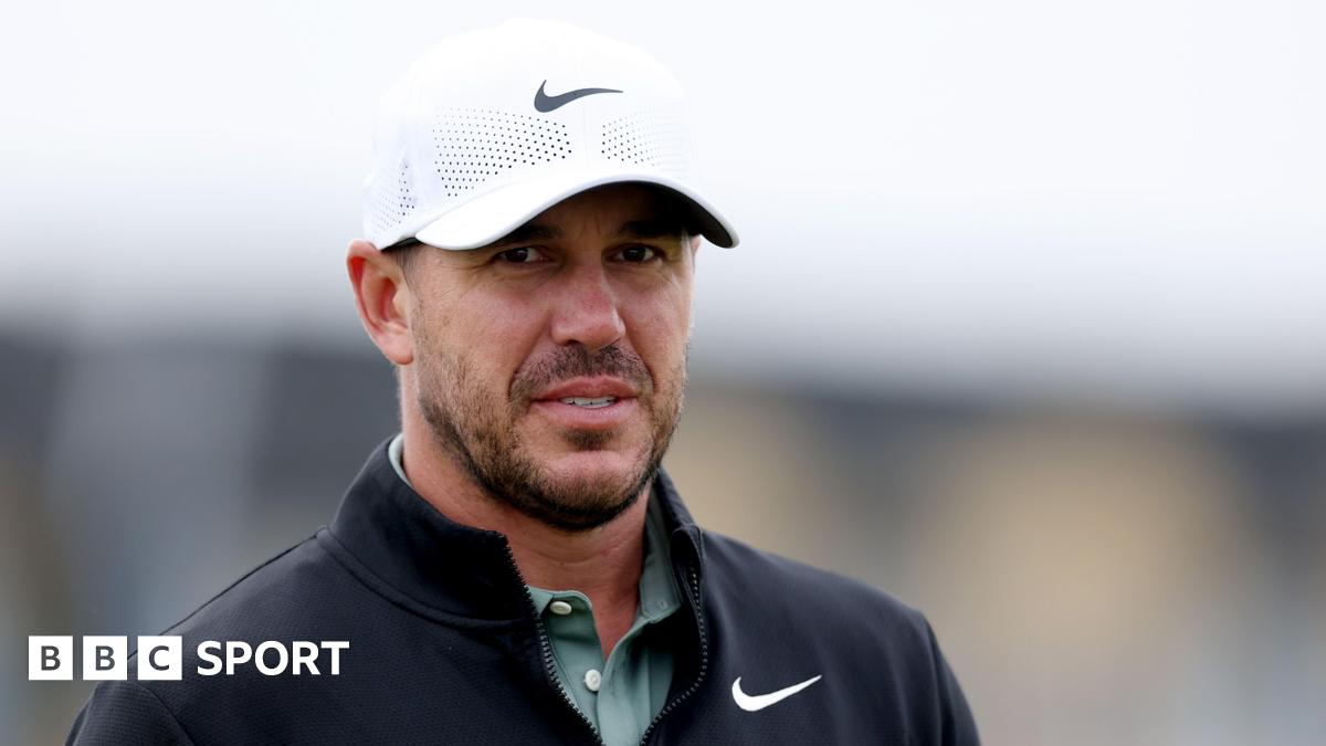 Brooks Koepka: Five-time major winner announces departure from LIV Golf Brooks Koepka looks towards a green