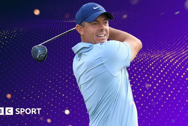 Rory McIlroy with the Sports Personality of the Year trophy