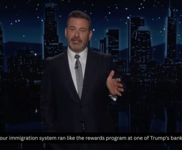 Jimmy Kimmel gleefully mocks Trump over his Gold Cards