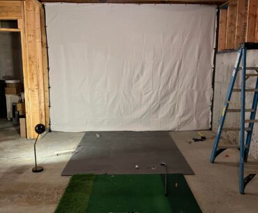 I built a budget hitting bay. Waiting on my square launch monitor to get here