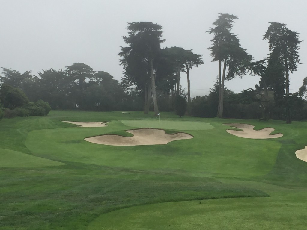 The par 3 11th at San Francisco