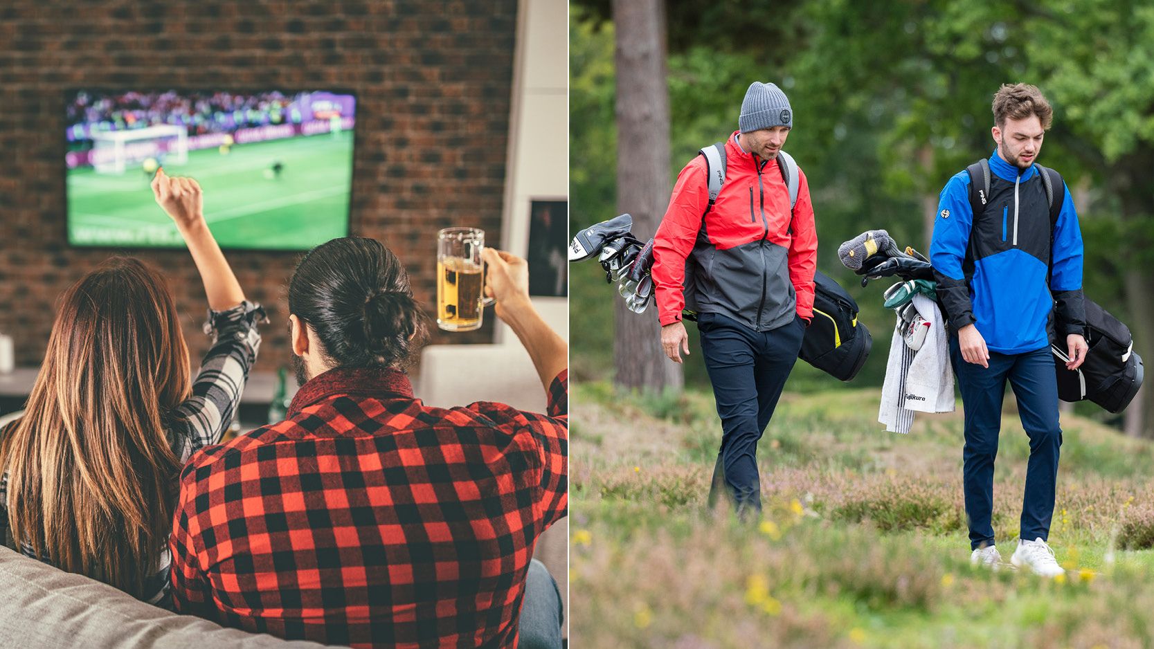 Rest Up Or Battle On? Why I’m Considering A Different Approach This Winter People watching football and drinking, two golfers walk down the fairway
