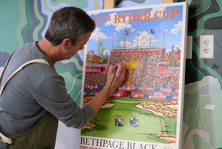 Bid on originals from golf's premier artist