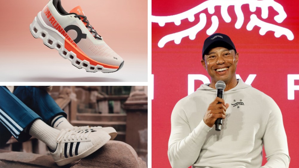 Biggest Legal Dramas in Footwear in 2025, End of Year Review On, Adidas, Tiger Woods, Sun Day Red, golf, legal