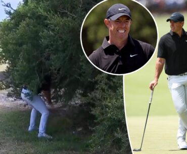 Rory McIlroy completely whiffs on shot in embarrassing Australian Open moment