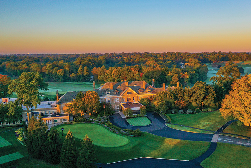 Aerial view of Ghost Creek golf course