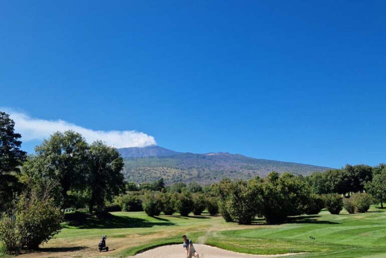 Shot a modest 98 but the view made up for it.