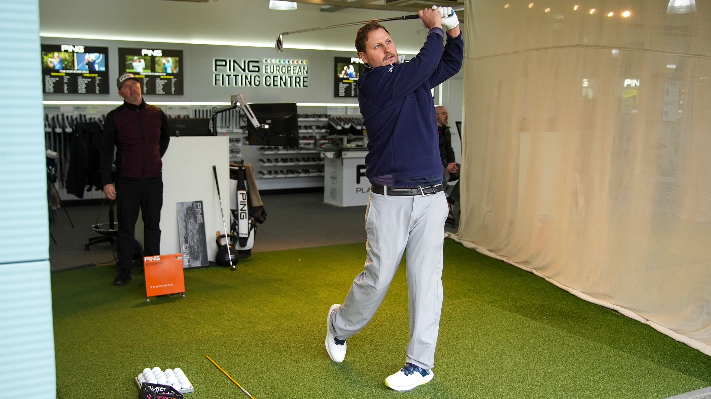 Photo of someone having a custom fitting session