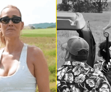 Paige Spiranac reduced to tears and walks off green after being accused of cheating in golf event