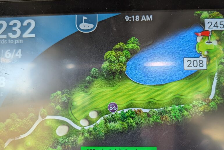 First time being the first group off the tee box. I might be converted after finishing 18 in 2:30