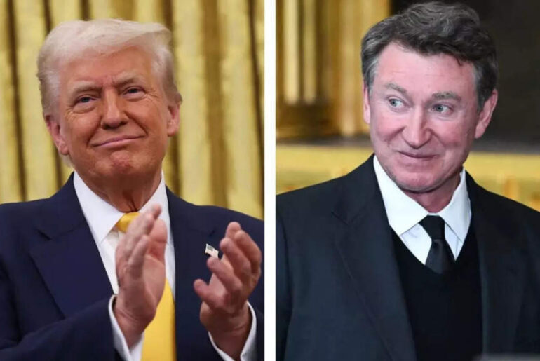 Donald Trump’s flashy golf moment with Wayne Gretzky fuels debate over his claimed 38 championships | NHL News