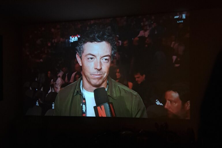 Rory at Jake Paul's beat down last night 😂