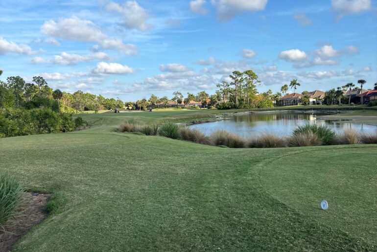 Winter golf in Florida...a frigid 78.
