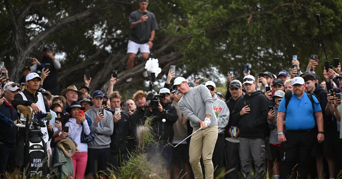 World No. 2 Rory McIlroy reignites Australian Open golf fever. | The Border Mail Andrew Moir