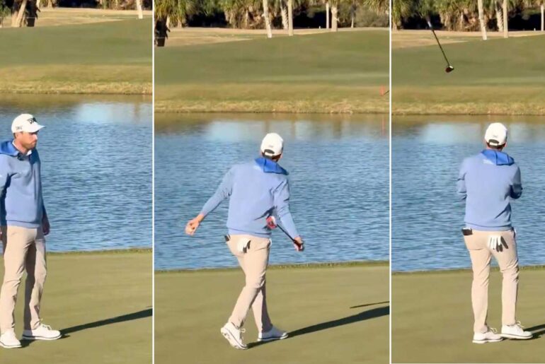 Tour pro throws putter into lake at Q-School in viral incident
