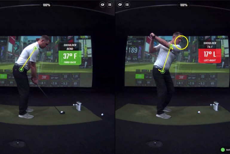 Key relationship is crucial for maintaining posture during the swing