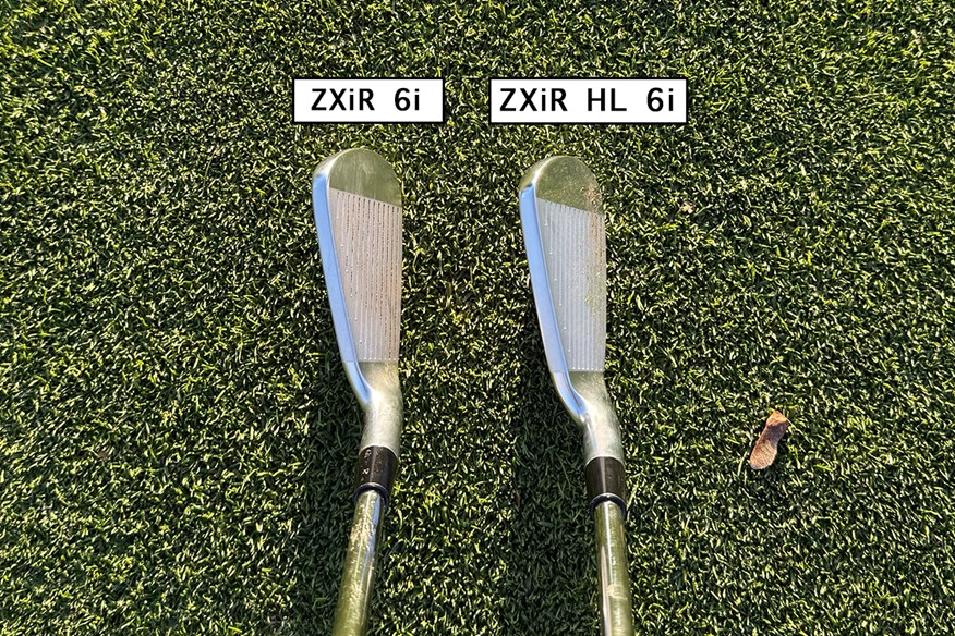 The Srixon ZXiR vs ZXiR HL 6-iron comparison