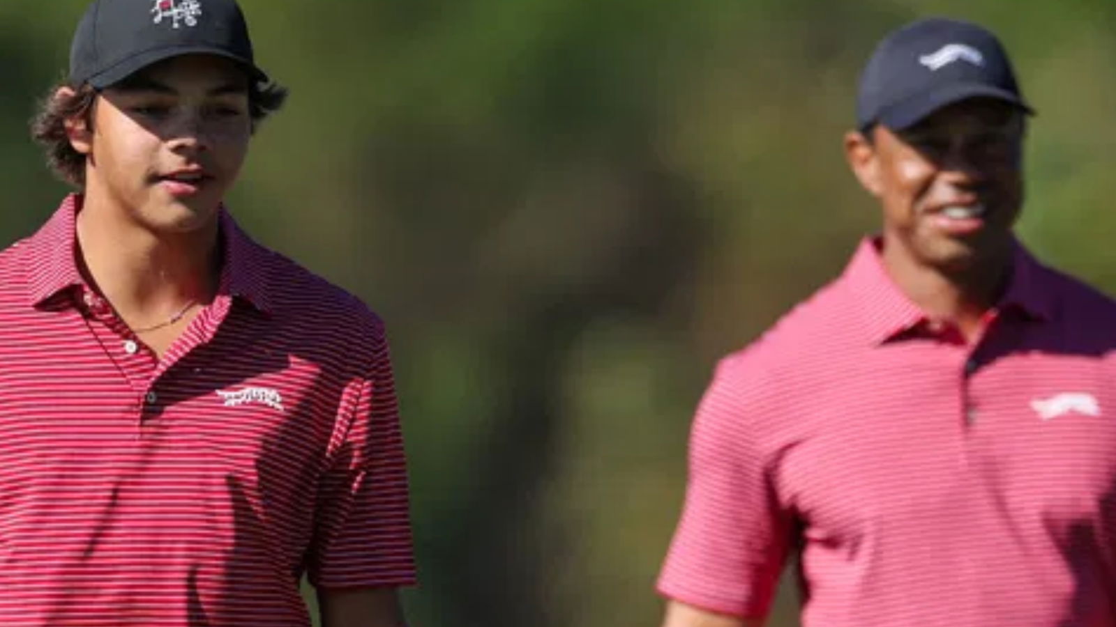Tiger Woods reveals latest update regarding Charlie Woods’ college golf decision Charlie Woods with father Tiger Woods