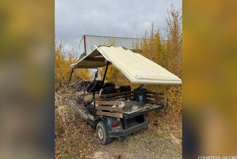 Gilcrease Orchard seeks help finding vandals from stolen golf cart rampage