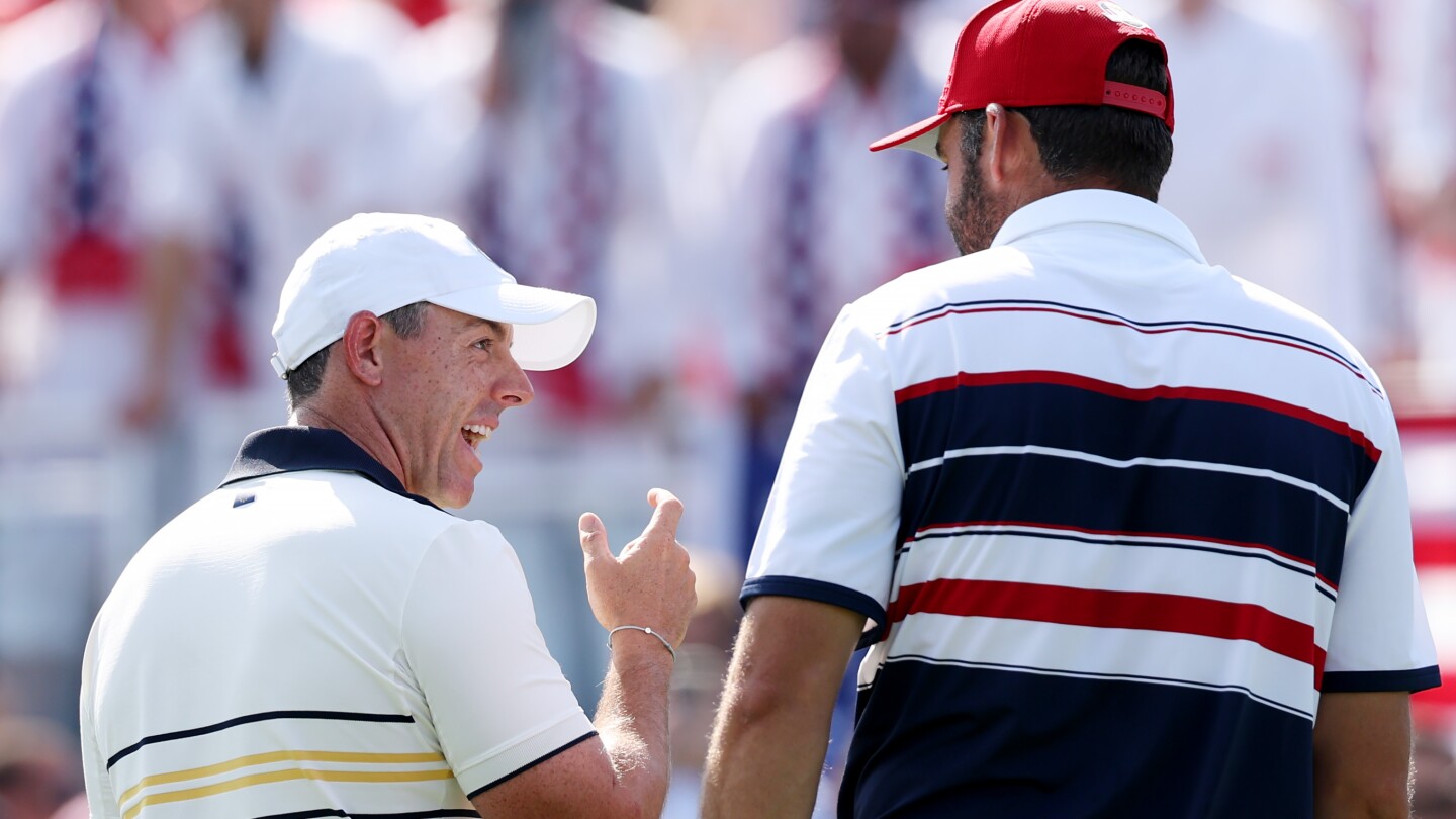 Rory McIlroy’s Optum Golf Channel Games prep included a flop shot … over Tiger Woods Rory McIlroy's Optum Golf Channel Games prep included a flop shot ... over Tiger Woods