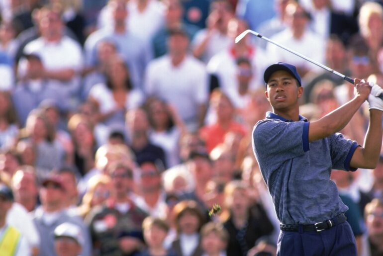 Driver through putter, significant Tiger Woods shots with every club in the bag