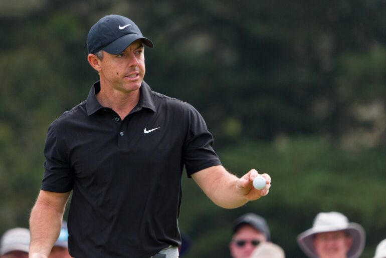 Despite whiff, Rory McIlroy survives Australian Open cut as Min Woo Lee, Adam Scott contend
