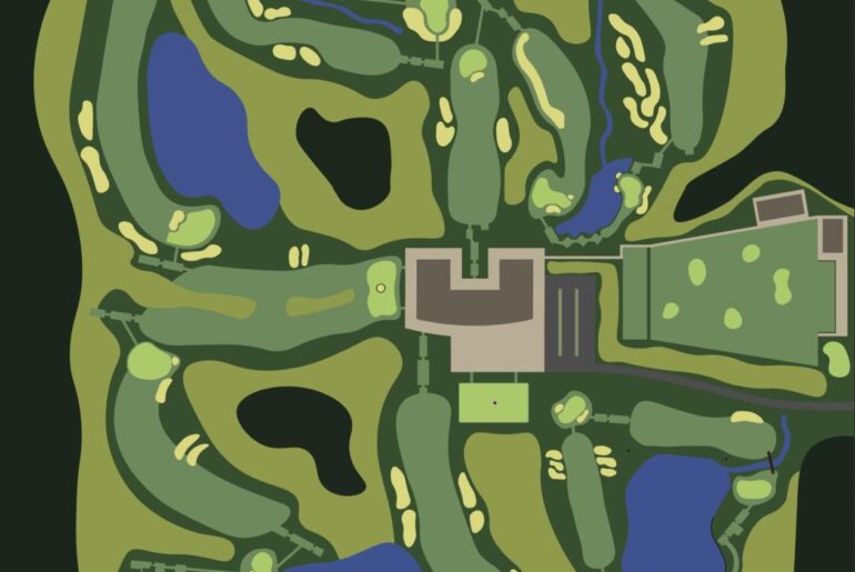 Course layout I made