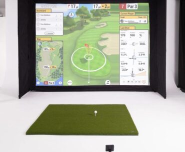Golbays best budget golf simulator package - Garmin R10 EasySim Golf Simulator Bundle